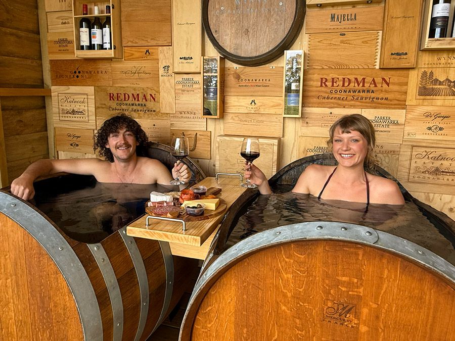 Secure your Spot | Penola Coonawarra Wine Barrel Baths