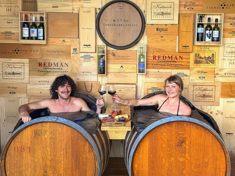 Wine Barrel Baths